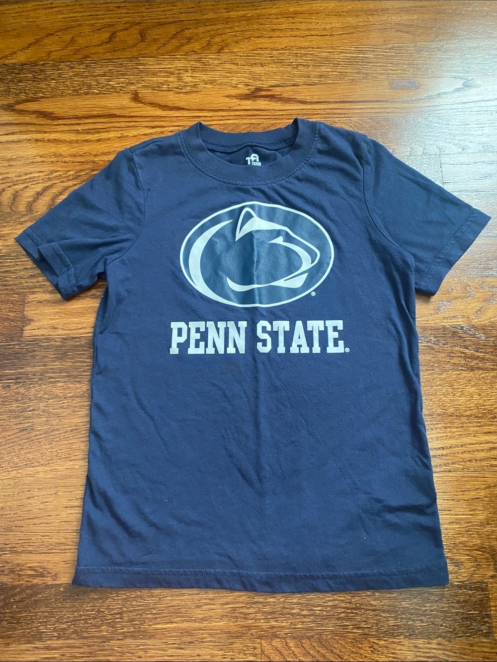 Penn State Kids Nittany Lion Short Sleeve Navy Shirt Size 7